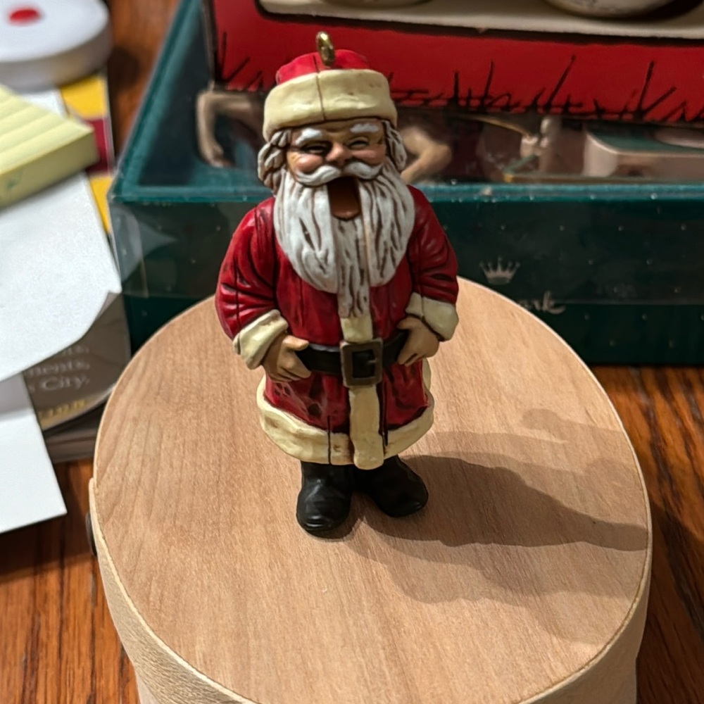 Hallmark Country Treasures Collection Ornament 1986 Nutcracker Santa Claus